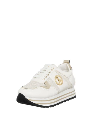 Patrizia Pepe Sneakersy w kolorze biało-złotym rozmiar: 37