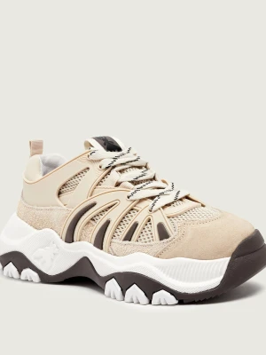 Patrizia Pepe Sneakersy | z dodatkiem skóry beżowy