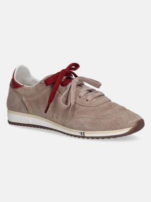 Patrizia Pepe sneakersy zamszowe damskie kolor beżowy 2Z0054 L055 FG47