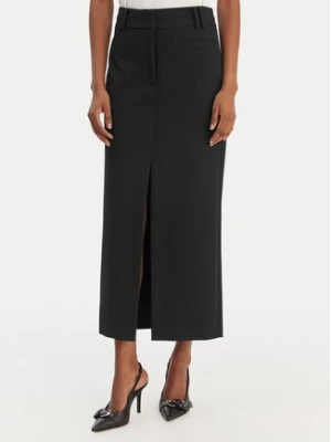 Patrizia Pepe Spódnica midi 8G0515/A498-K103 Czarny Regular Fit