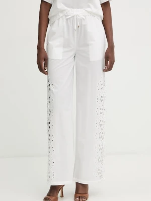 Patrizia Pepe spodnie damskie bawełniane