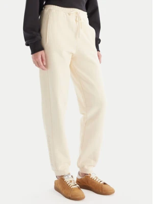 Patrizia Pepe Spodnie dresowe 2P1720/J079 W405 Écru Regular Fit Kremowy