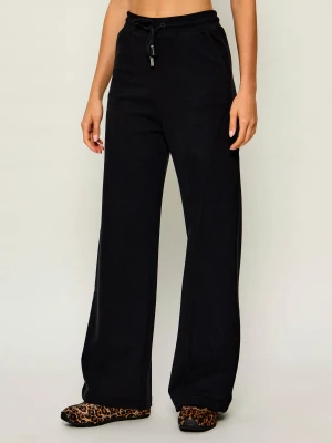 Patrizia Pepe Spodnie dresowe | Relaxed fit czarny