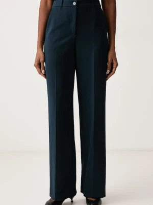 Patrizia Pepe spodnie garniturowe damskie granatowy