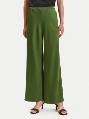 Patrizia Pepe Spodnie materiałowe 8P0657 A459 Zielony Regular Fit