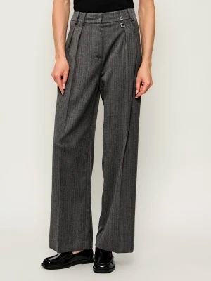 Patrizia Pepe Spodnie | Relaxed fit szary