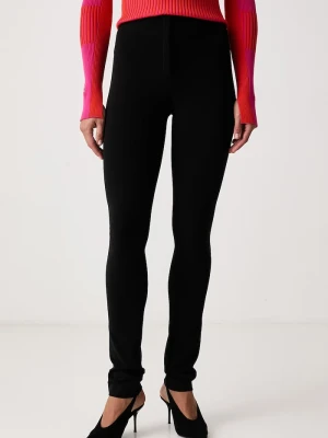 Patrizia Pepe spodnie slim fit damskie czarny