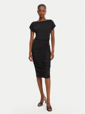Patrizia Pepe Sukienka codzienna 2A2871/J294-K103 Czarny Regular Fit