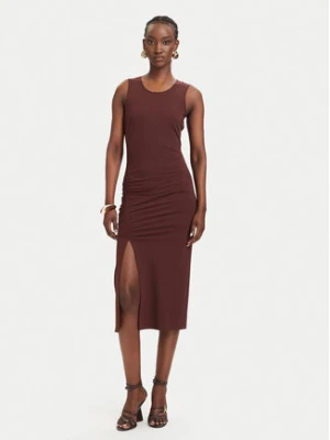 Patrizia Pepe Sukienka codzienna 2M4542/J419-M564 Brązowy Slim Fit