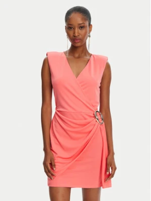 Patrizia Pepe Sukienka koktajlowa 2A2918/J280-R854 Koralowy Regular Fit