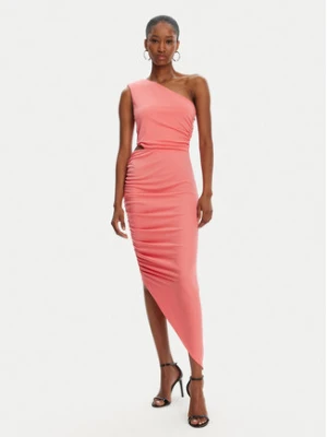 Patrizia Pepe Sukienka koktajlowa 2A2919 J280 R854 Koralowy Regular Fit