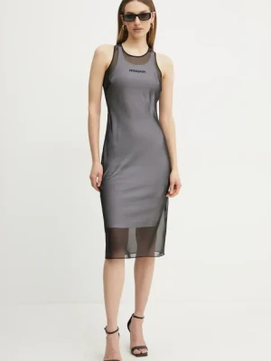 Patrizia Pepe sukienka kolor czarny mini dopasowana 2A2925 A580
