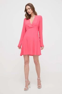 Patrizia Pepe sukienka kolor różowy mini rozkloszowana 8A1279 A8I1