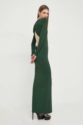 Patrizia Pepe sukienka kolor zielony maxi dopasowana 8A1207 J113