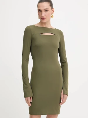 Patrizia Pepe sukienka kolor zielony mini dopasowana 8A1496 J129