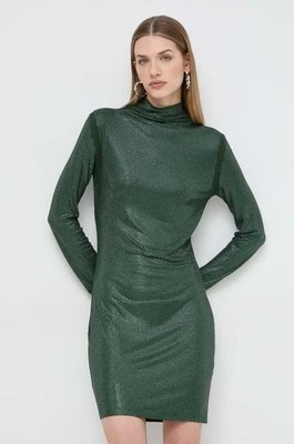Patrizia Pepe sukienka kolor zielony mini prosta 8A1302 J179