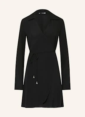 Patrizia Pepe Sukienka Kopertowa schwarz