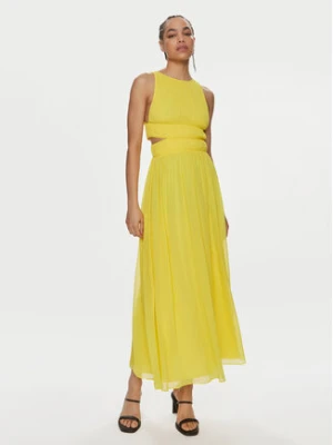 Patrizia Pepe Sukienka letnia 2A2713/A061-Y447 Żółty Regular Fit