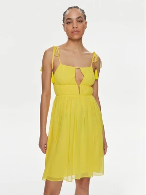 Patrizia Pepe Sukienka letnia 2A2714 / A061-Y447 Żółty Regular Fit