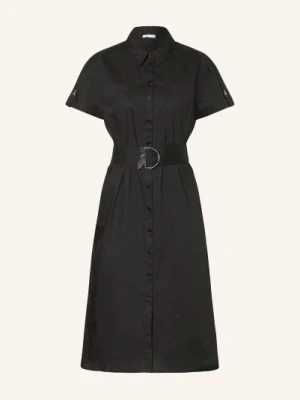 Patrizia Pepe Sukienka W Stylu Koszuli schwarz