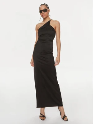 Patrizia Pepe Sukienka wieczorowa 2A2683/A644-K103 Czarny Slim Fit