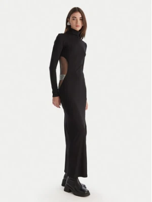 Patrizia Pepe Sukienka wieczorowa 2A2968 J338 Czarny Regular Fit