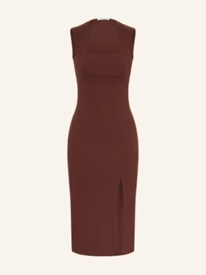 Patrizia Pepe Sukienka Z Dżerseju braun