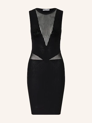 Patrizia Pepe Sukienka Z Dzianiny schwarz