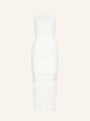 Patrizia Pepe Sukienka Z Koronką weiss