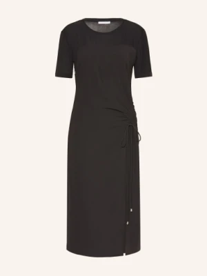 Patrizia Pepe Sukienka Z Mieszanki Materiałów schwarz