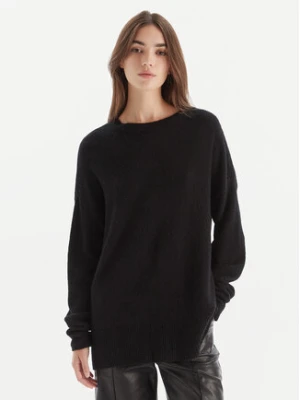 Patrizia Pepe Sweter 2K0326 K293 Czarny Regular Fit