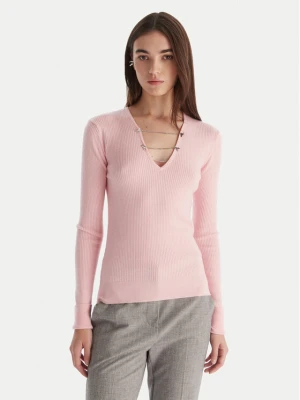 Patrizia Pepe Sweter 2K0331 / K7S0-M555 Różowy Regular Fit