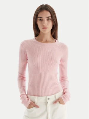 Patrizia Pepe Sweter 2K0337/K7S0-M555 Różowy Regular Fit
