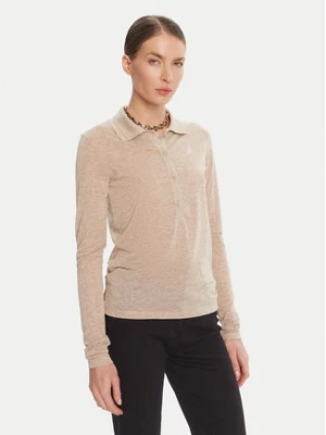 Patrizia Pepe Sweter 8K0320 K128 Beżowy Regular Fit