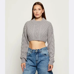 Patrizia Pepe Sweter | Cropped Fit | z dodatkiem wełny