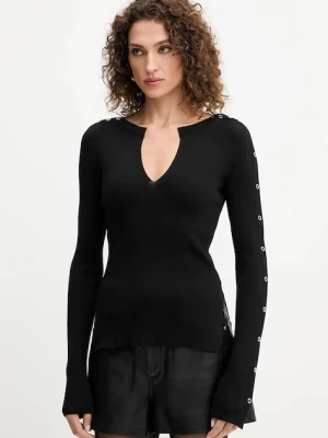 Patrizia Pepe sweter damski kolor czarny 8K0328 K280