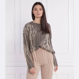 Patrizia Pepe Sweter | Regular Fit | z dodatkiem wełny