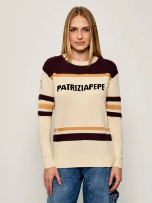 Patrizia Pepe Sweter | Regular Fit | z dodatkiem wełny