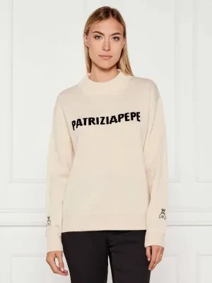 Patrizia Pepe Sweter | Relaxed fit | z dodatkiem wełny
