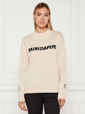 Patrizia Pepe Sweter | Relaxed fit | z dodatkiem wełny