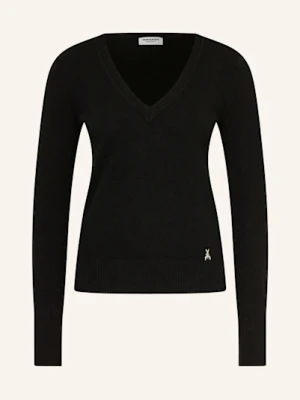 Patrizia Pepe Sweter Z Kaszmiru schwarz