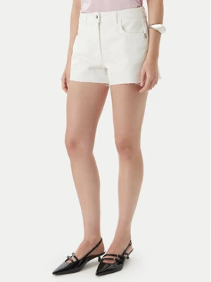 Patrizia Pepe Szorty jeansowe 2P1744/D107-W146 Biały Regular Fit