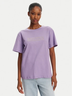Patrizia Pepe T-Shirt 2M4422 / J274-M531 Fioletowy Regular Fit