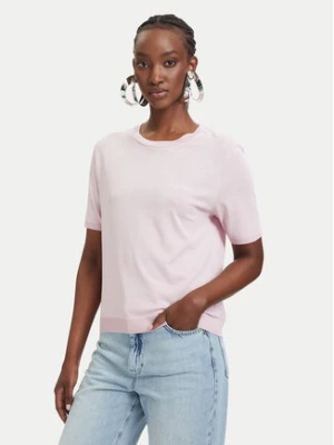 Patrizia Pepe T-Shirt 2M4542/J419-M564 Różowy jasny Regular Fit