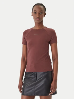 Patrizia Pepe T-Shirt 2M4549/J416-B887 Brązowy Reglan Fit