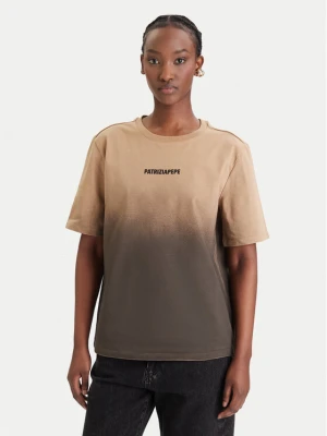 Patrizia Pepe T-Shirt 8M1828 / J366-FG71 Brązowy Relaxed Fit