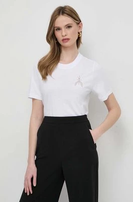 Patrizia Pepe t-shirt bawełniany damski kolor biały 2M4381 J159