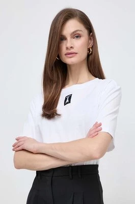Patrizia Pepe t-shirt bawełniany damski kolor biały 8M1612 J089