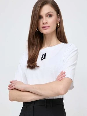 Patrizia Pepe t-shirt bawełniany damski kolor biały 8M1612 J089