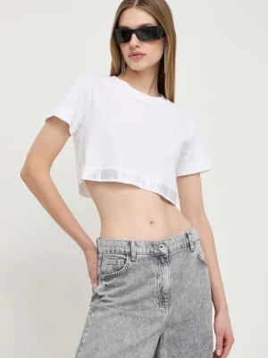 Patrizia Pepe t-shirt bawełniany damski kolor biały 8M1613 J089